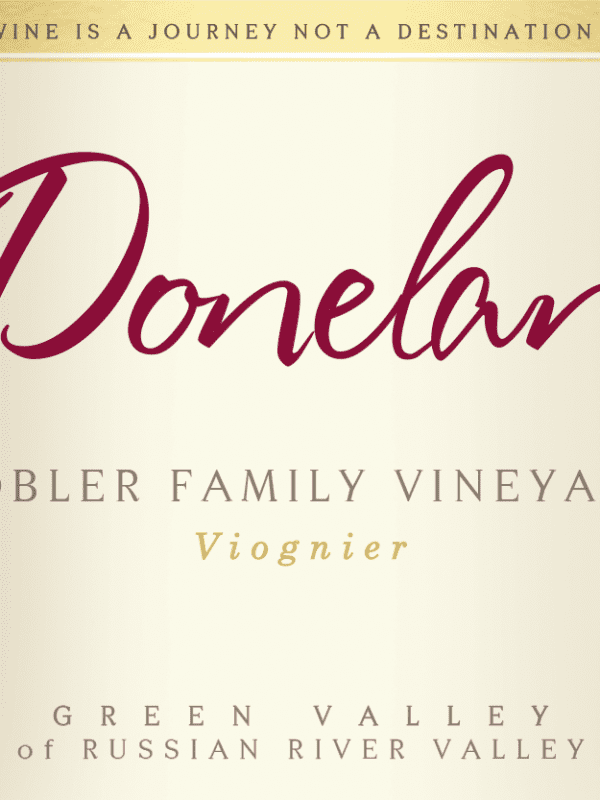 kobler family vineyard viognier wine label