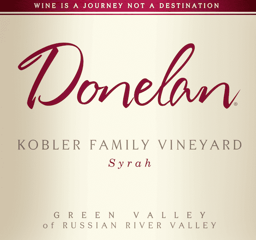 kobler family vineyard syrah label