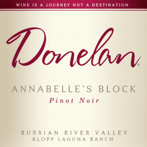 annabelle's block pinot noir label