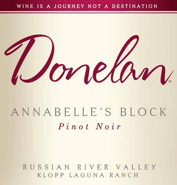 annabelle's block pinot noir label